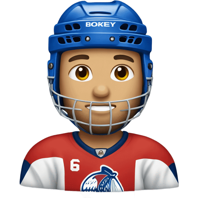 Hockey player emoji