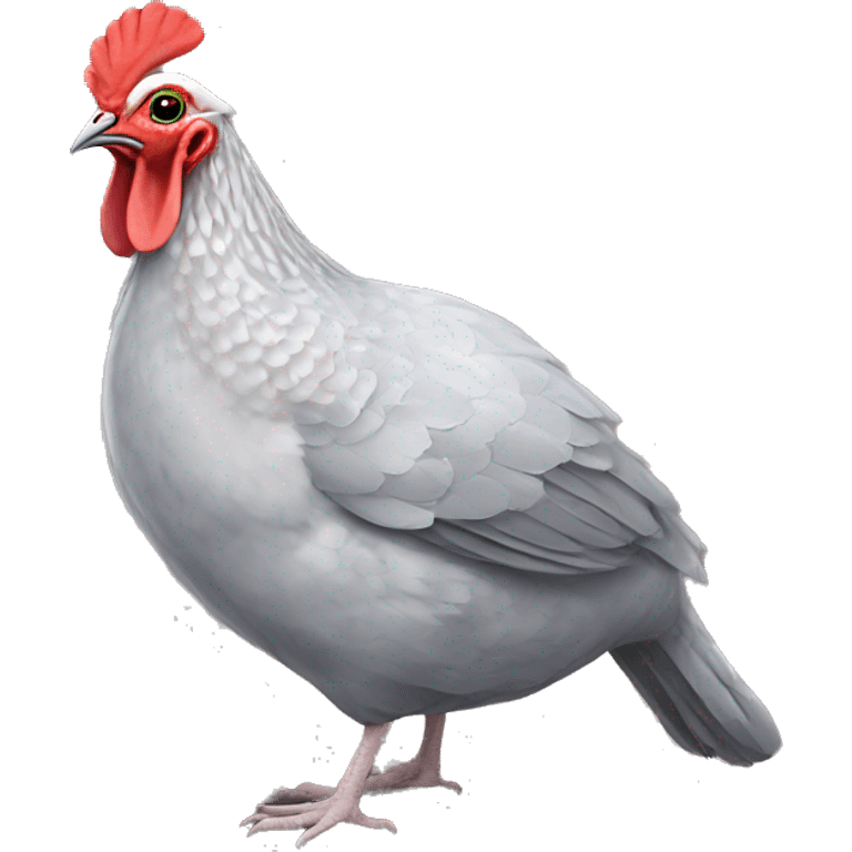 Guinea hen emoji