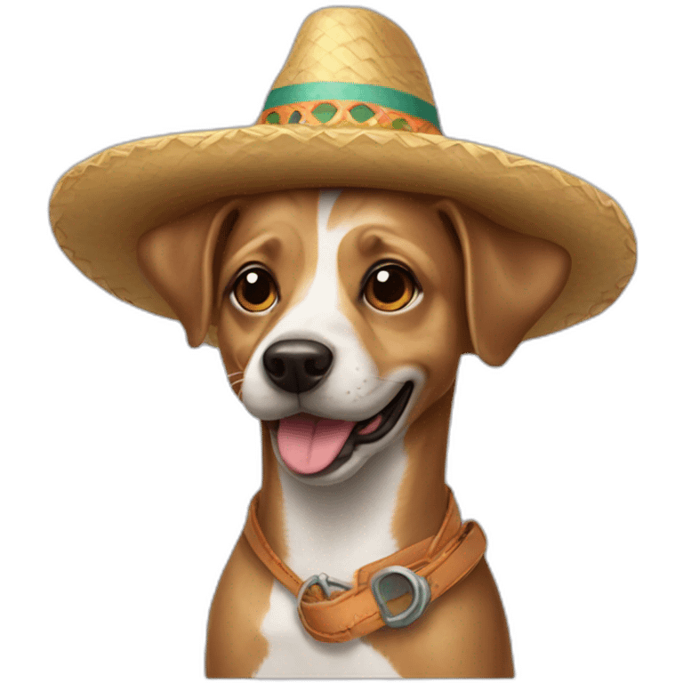 Dog type: Duck catcher's small dog with sombrero emoji