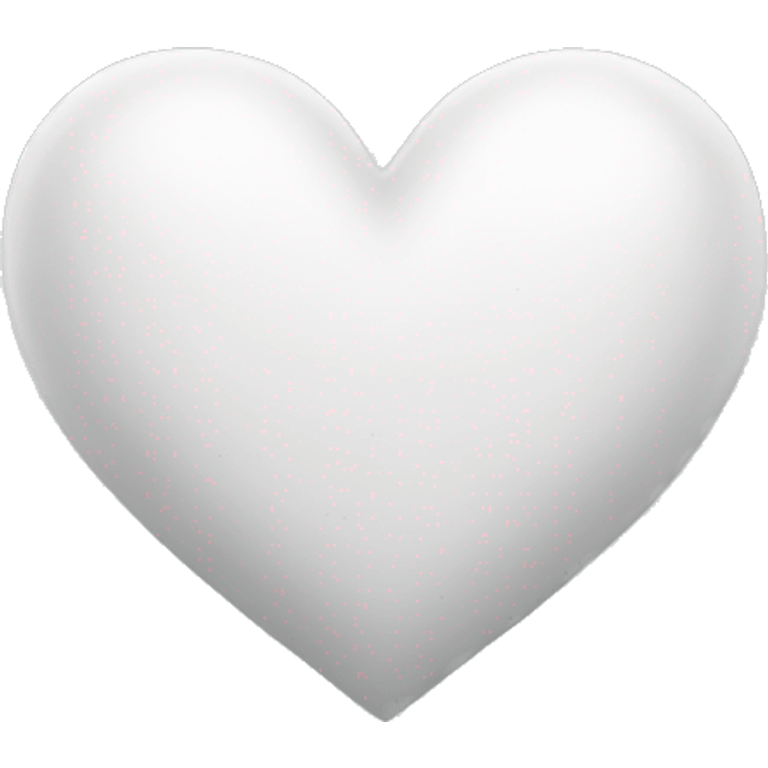 White heart emoji