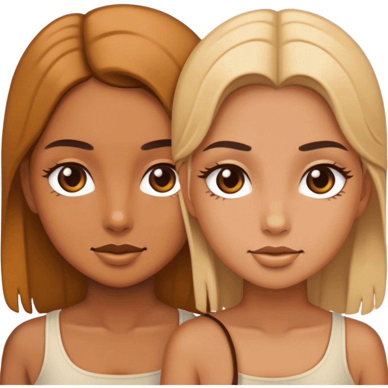 2 girls in emoji