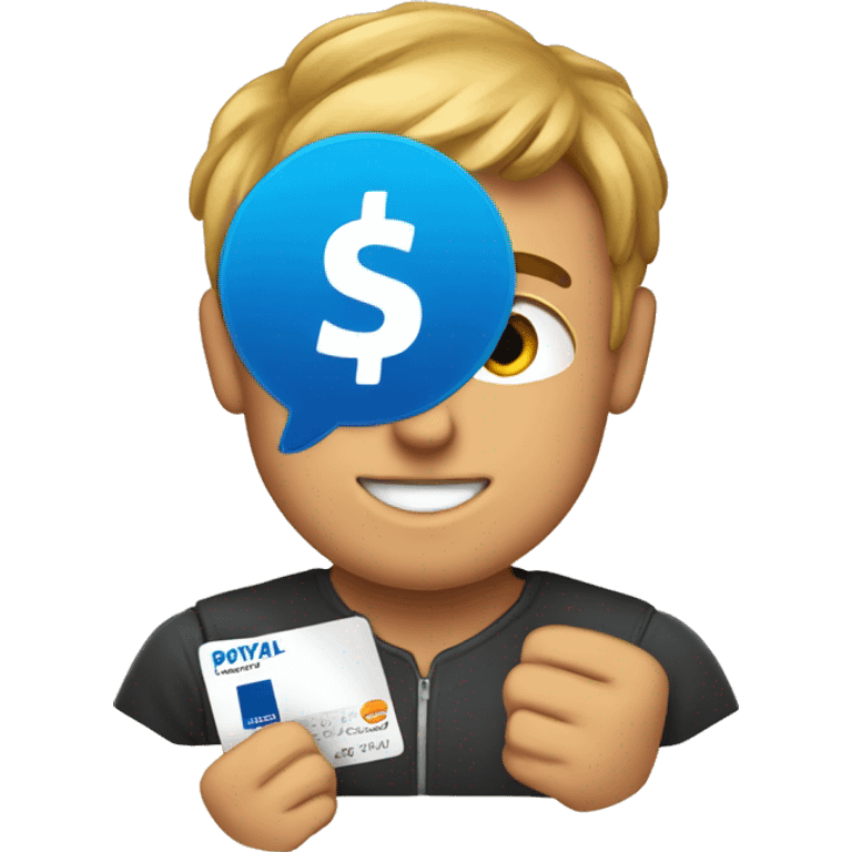 PayPal in the hands of a German  emoji