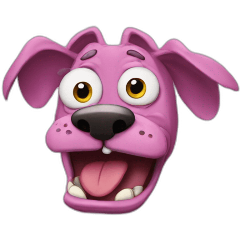 Courage the Cowardly Dog emoji