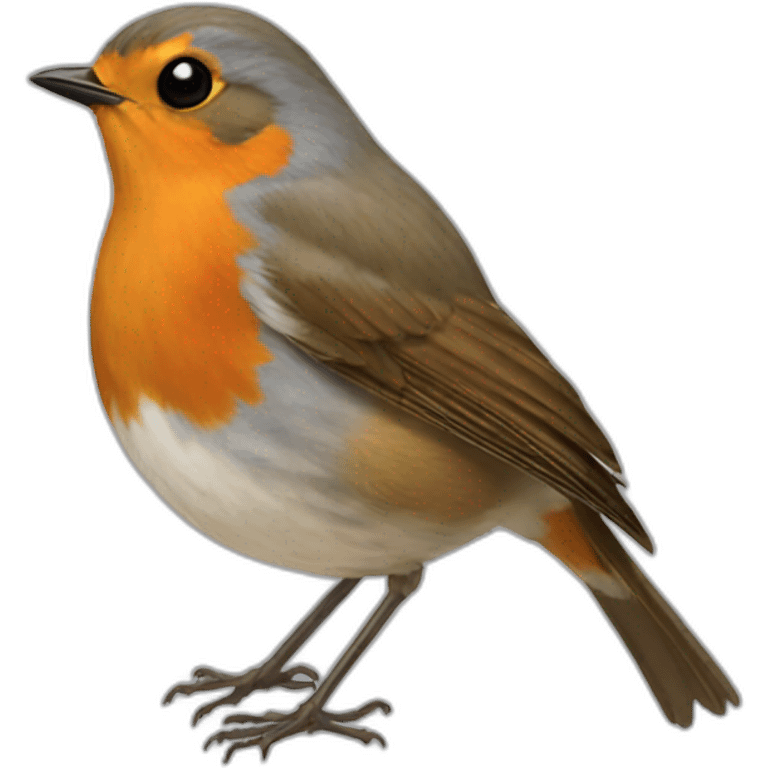 Robin bird emoji