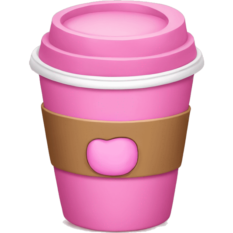 Pink coffee  emoji