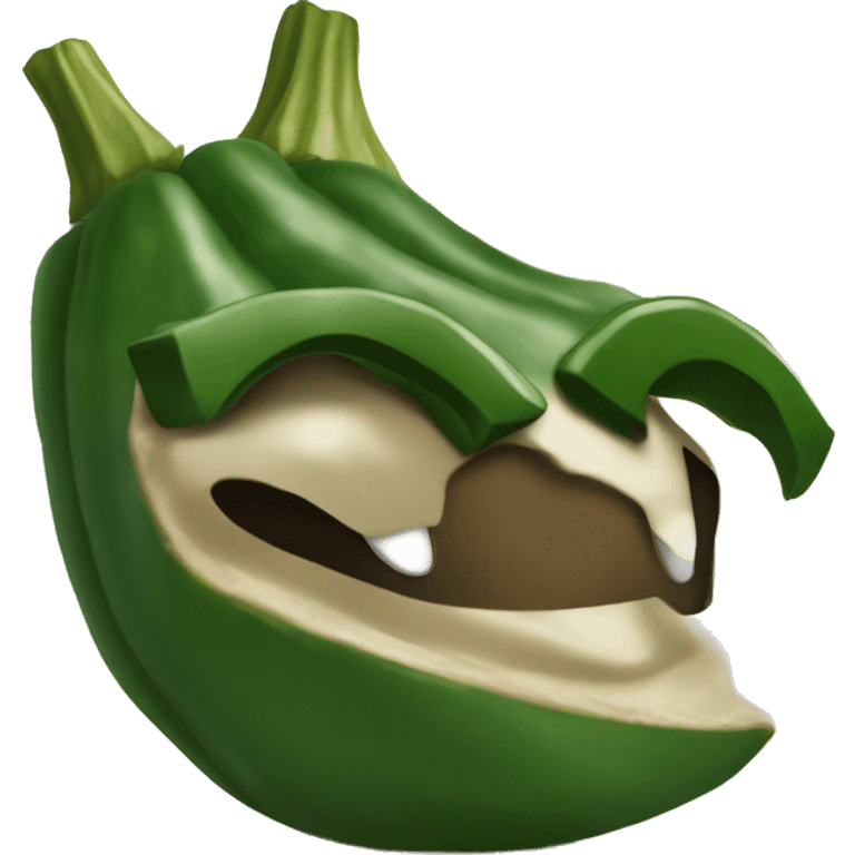 Chile poblano sin cara emoji