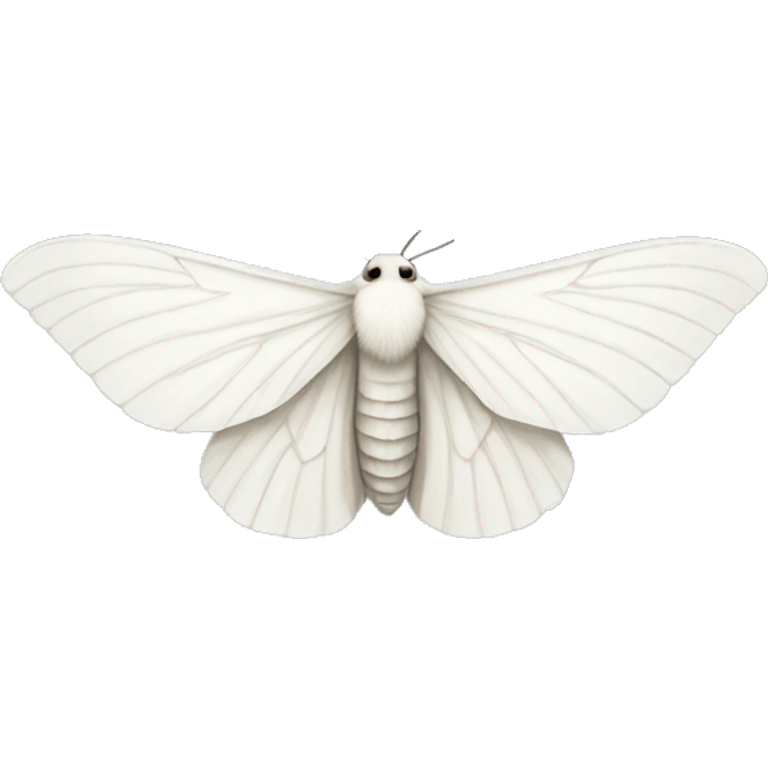 White moth emoji