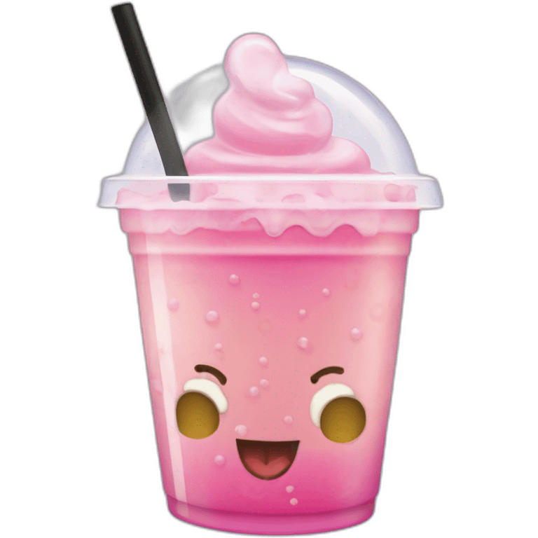 Un bubble tea Lisa Simpsons emoji