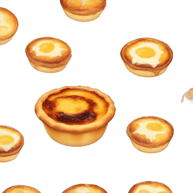 Pastel de nata emoji