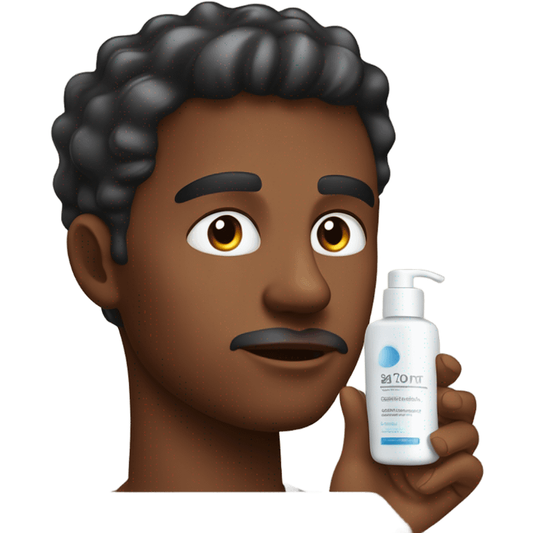 White Man skincare emoji