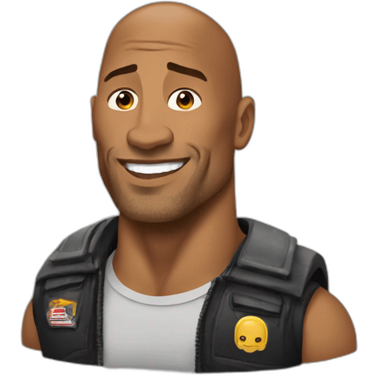 Dwayne Johnson kart emoji