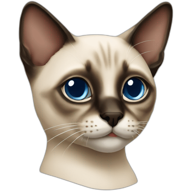 Siamese cat emoji