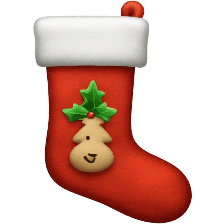 Christmas stocking emoji