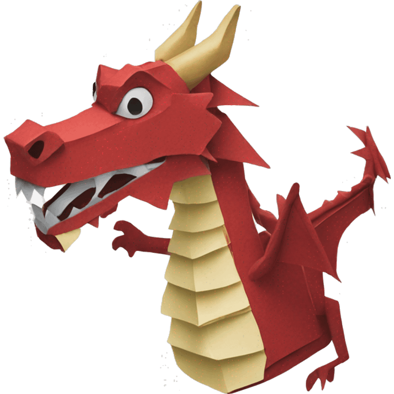 paper dragon puppet emoji