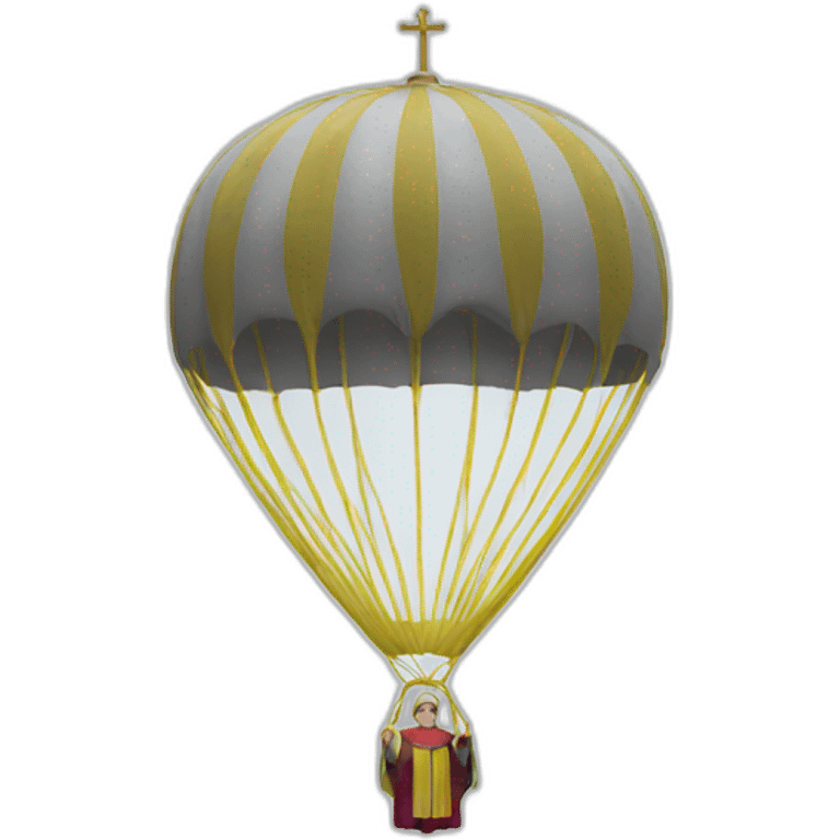 Bishop parachute emoji