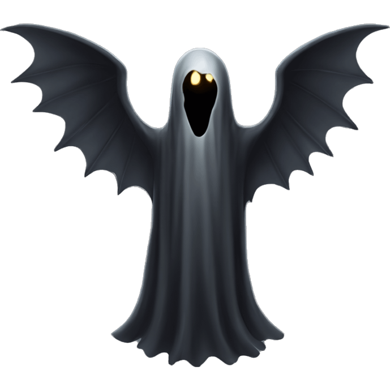 BLACK GHOST WITH WINGS emoji