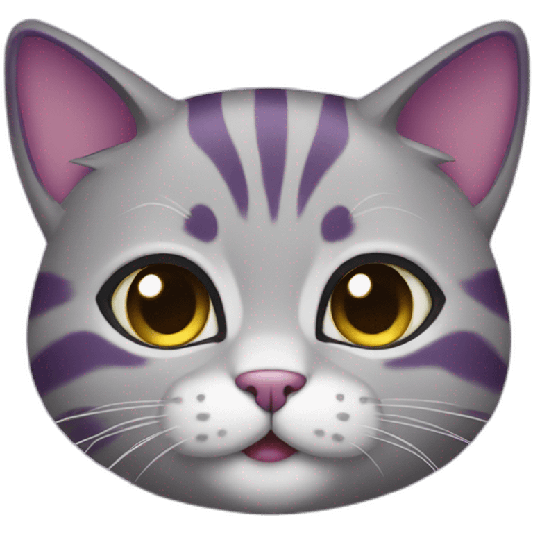 cat's purple emoji