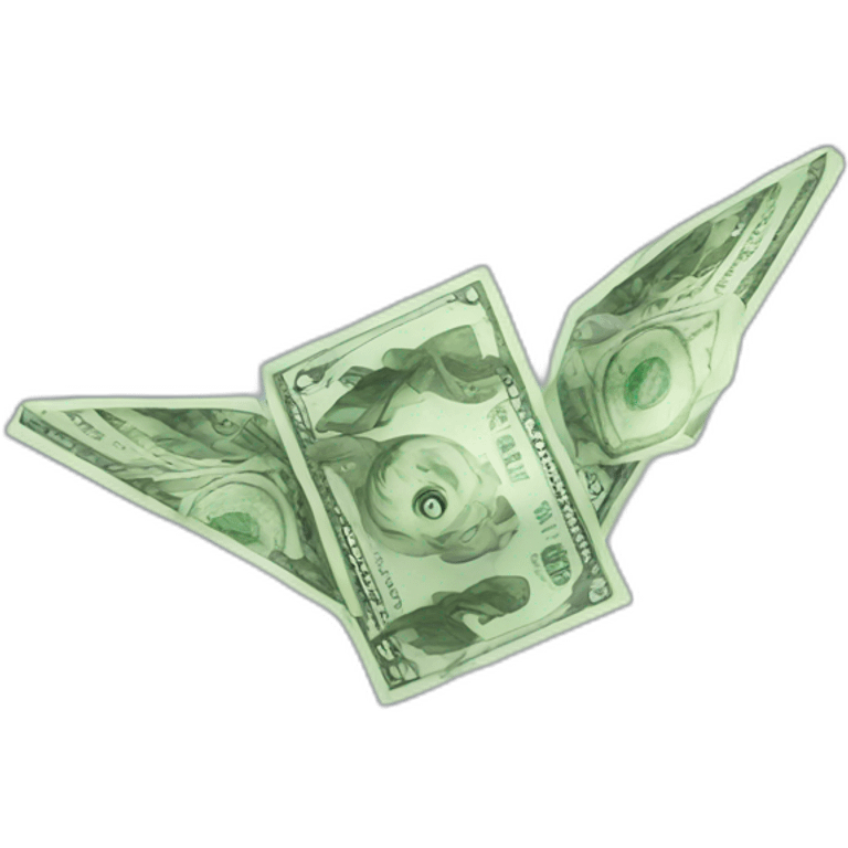 flying money emoji