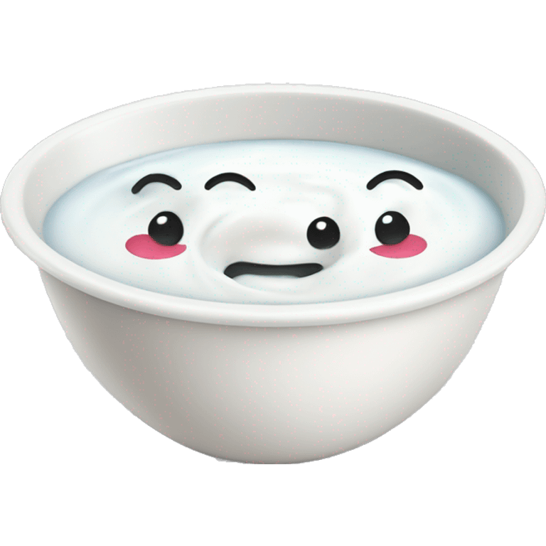 yogurt in a bowl emoji