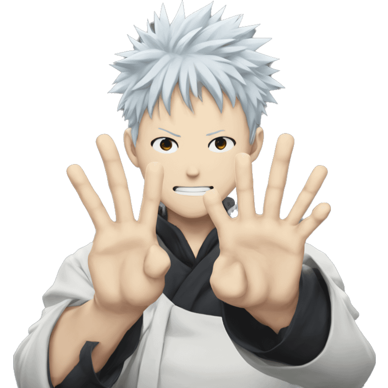 domain expansion hand sign jujutsu kaisen emoji