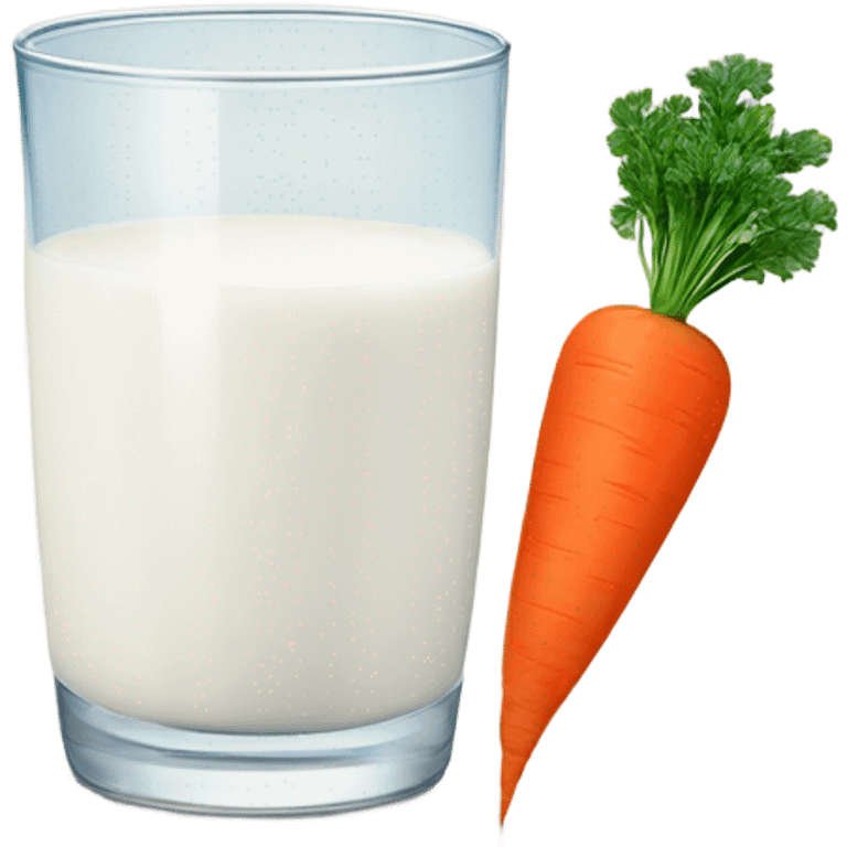 milk and carrot emoji