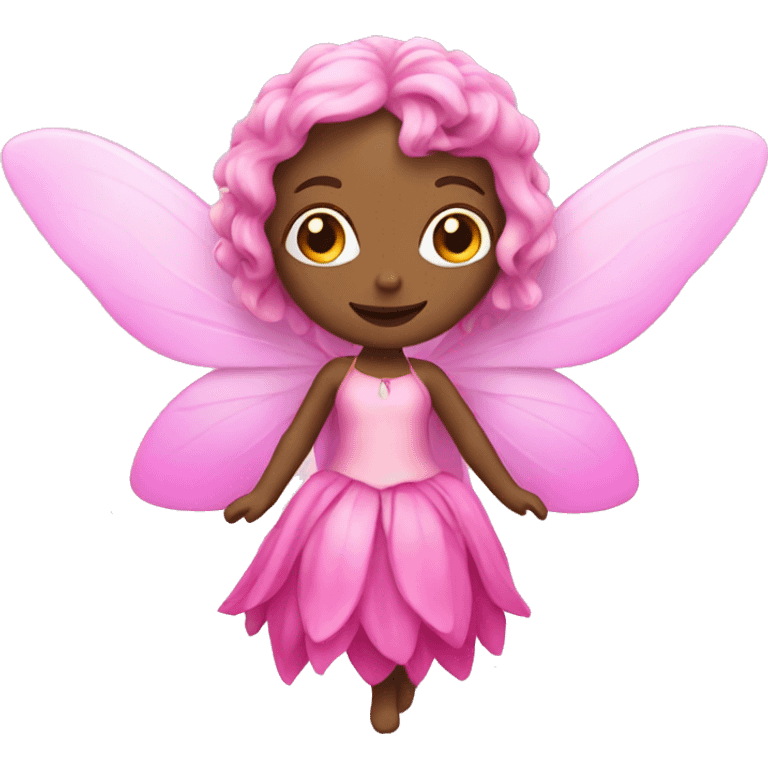 fairy wearing pink emoji