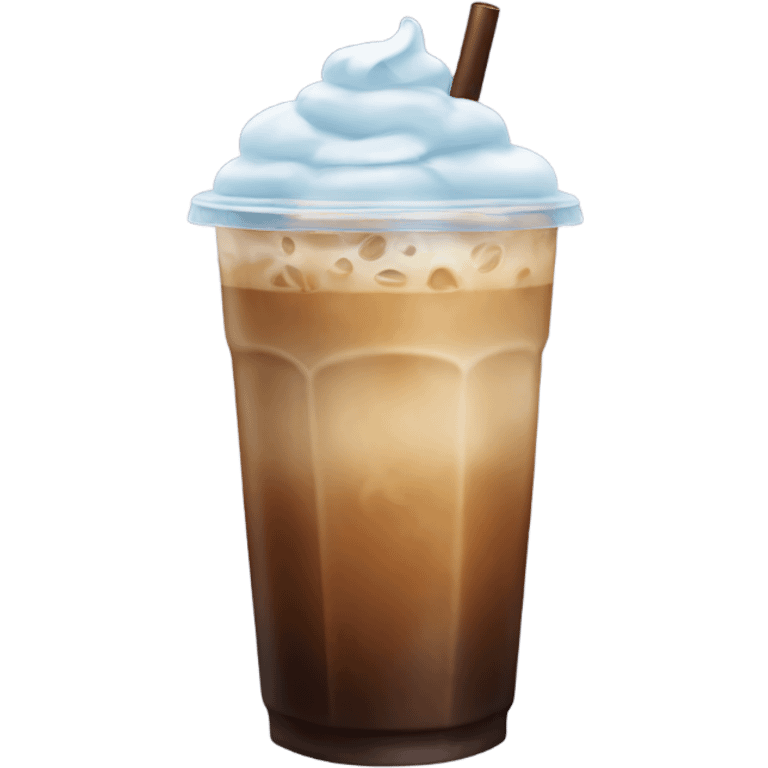 Iced coffee emoji