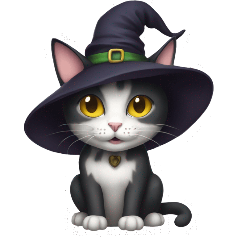 witch cat emoji