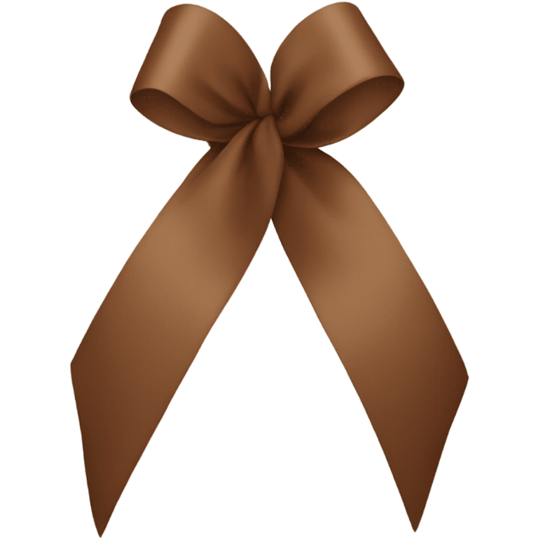 brown coquette ribbon emoji