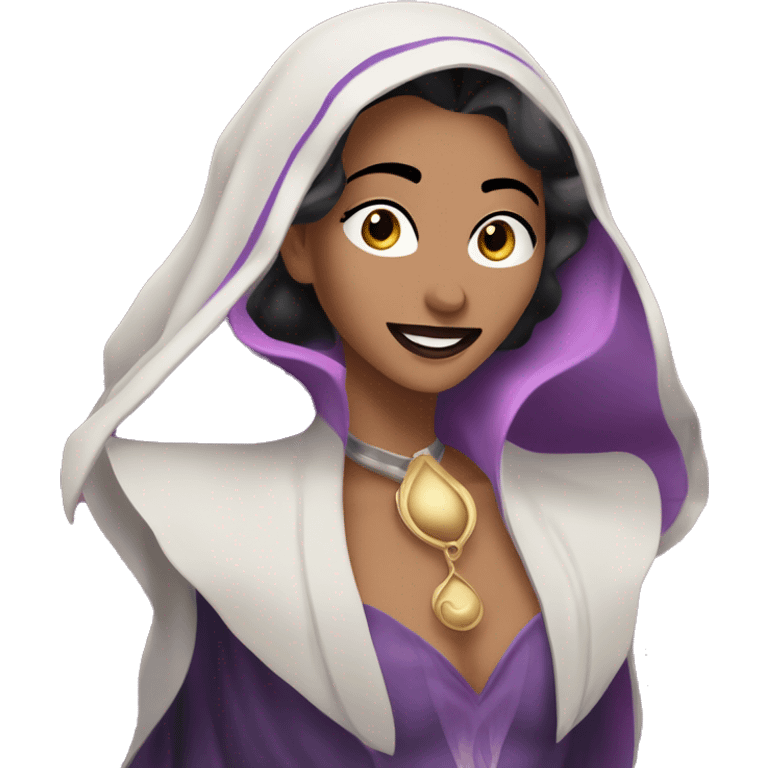 Rosa the Echoing Enchanter

Rosita Disney Villain: The Echoing Enchanter A sound-obsessed, siren-like villain with a haunting voice, The Echoing Enchanter lures victims with songs, wearing flowing robes that amplify her voice emoji