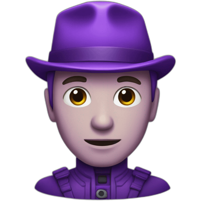 Homme qui contrôle du poison violet  emoji