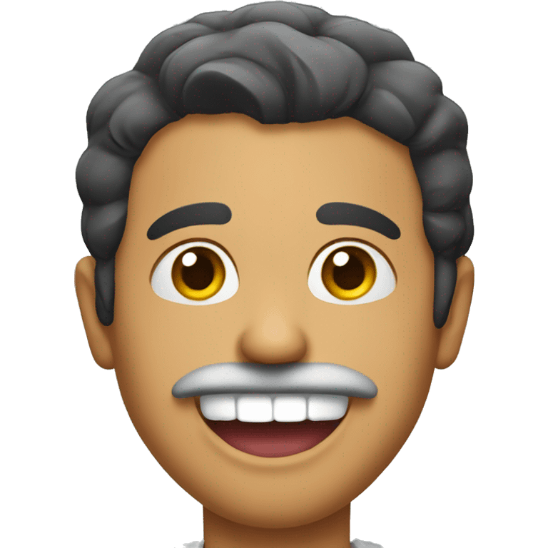 Mexican man sticking tongue out smiling   emoji