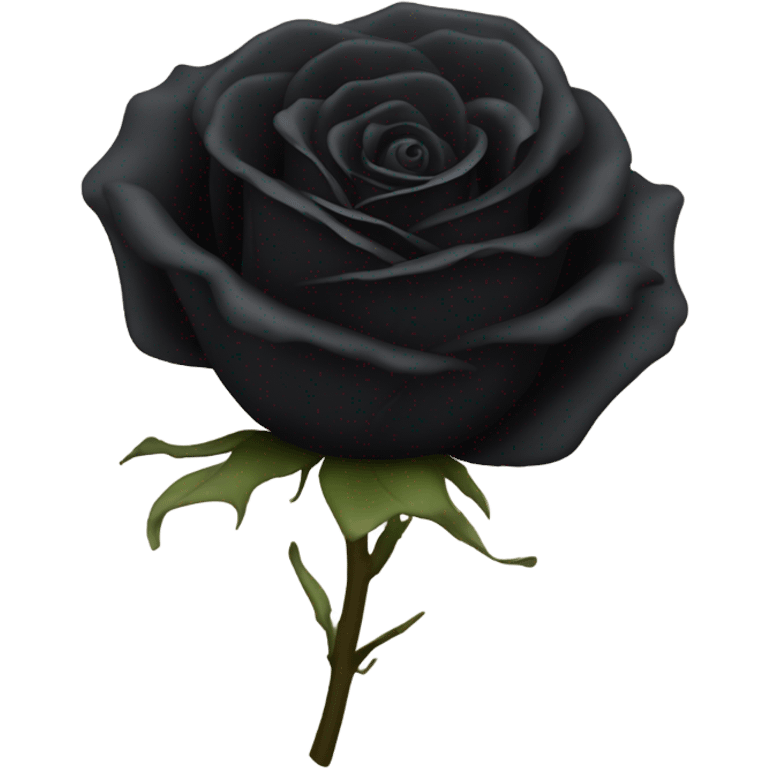 Black rose emoji