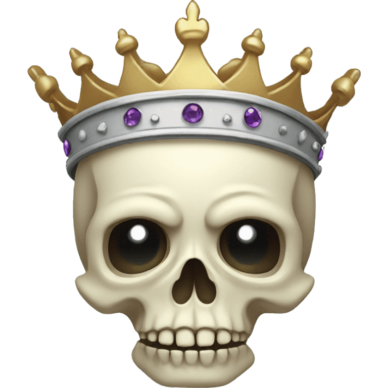 skull with crown emoji