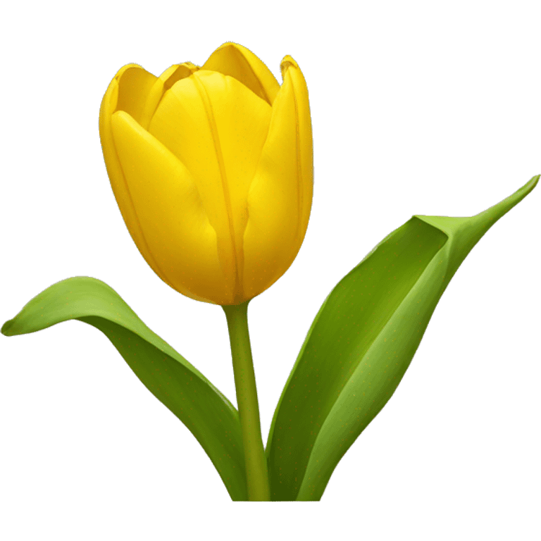 yellow tulip emoji