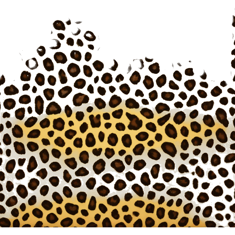 Leopard print emoji