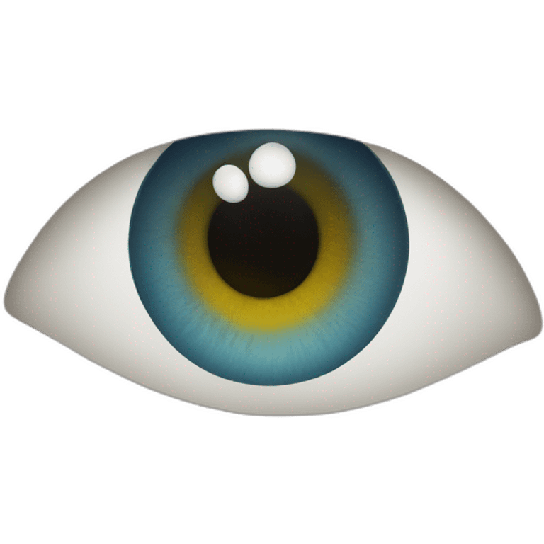 blue pupil emoji