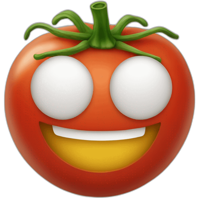 Tomato smiling emoji