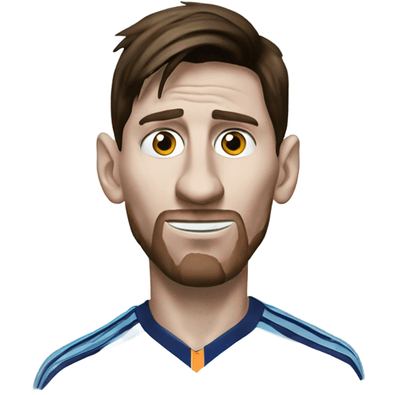 Lionel messi as a ghost emoji