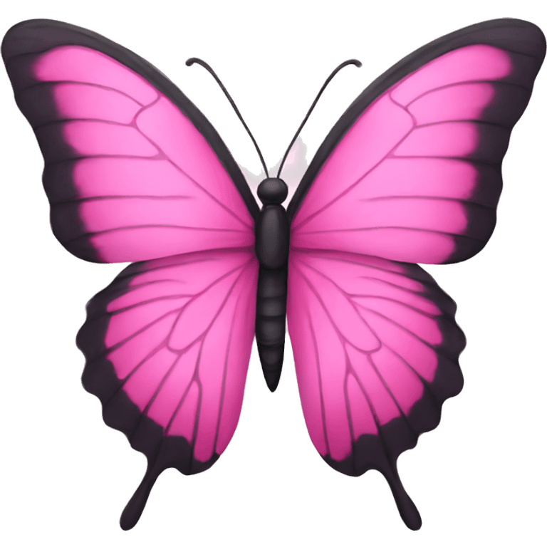 pink butterfly  emoji