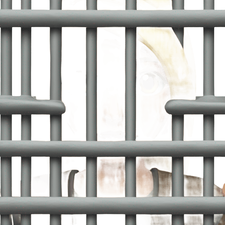 woman behind bars  emoji