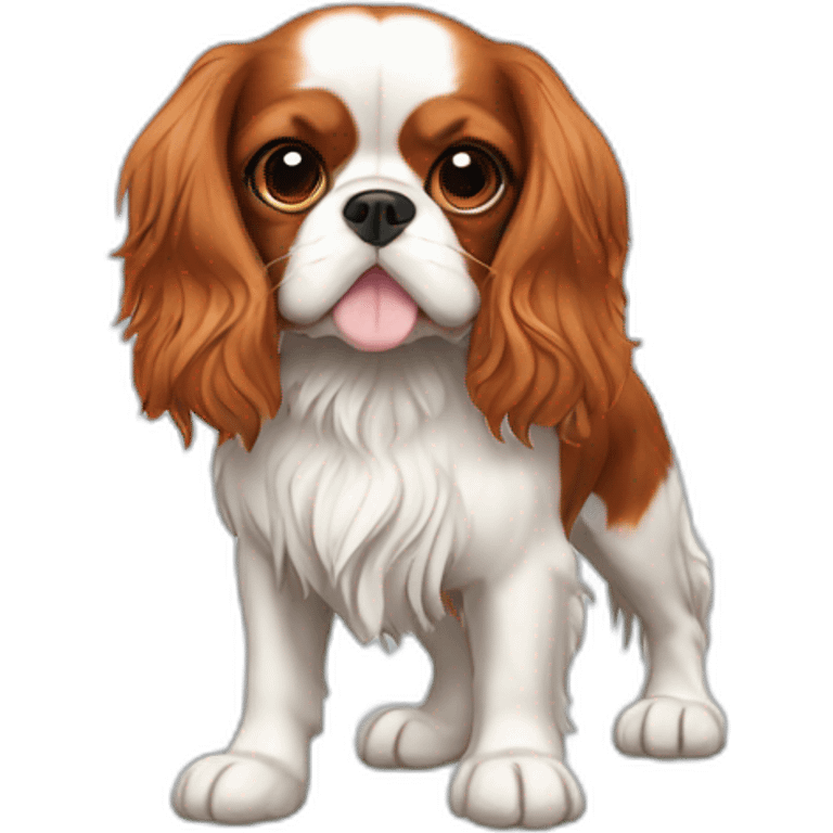  Cavalier King Charles Spaniel full body emoji