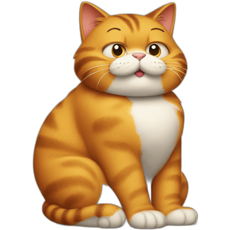 Garfield fat cat emoji