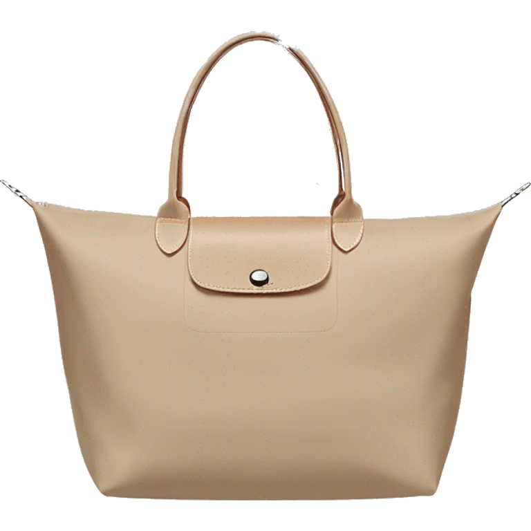 beige longchamp bag emoji