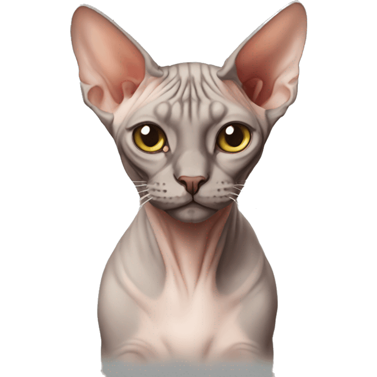 Sphynx cat emoji