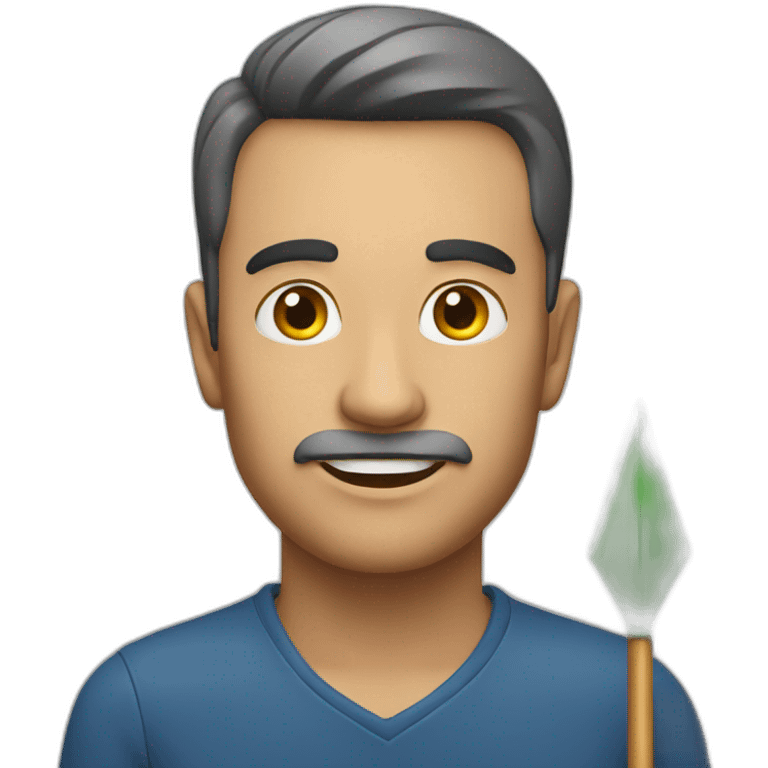 Man with growth arrow emoji