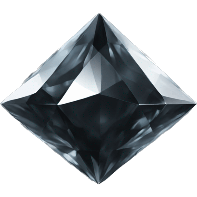 Black diamond emoji