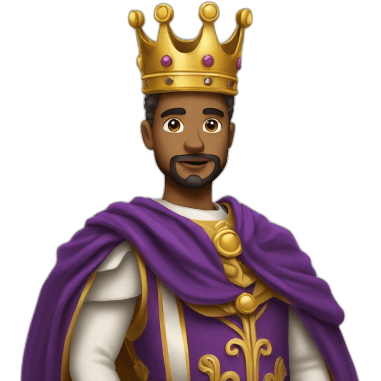 King standing elegant emoji