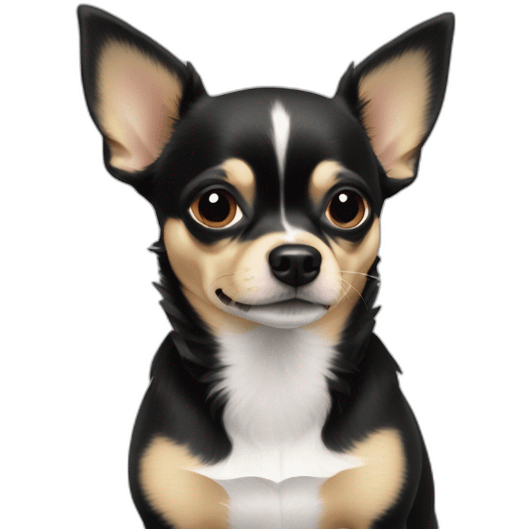 chihuahua dotson mix black emoji