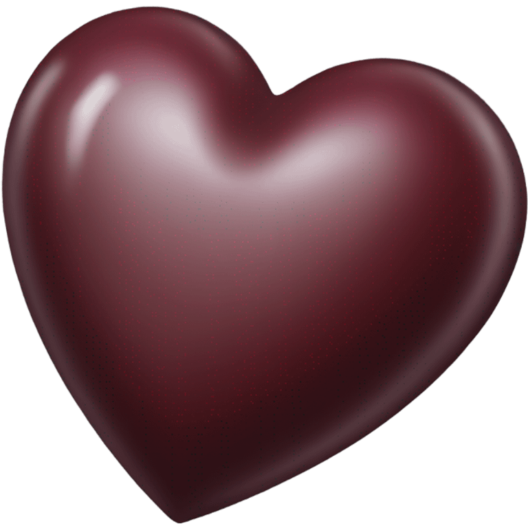 dark red heart emoji